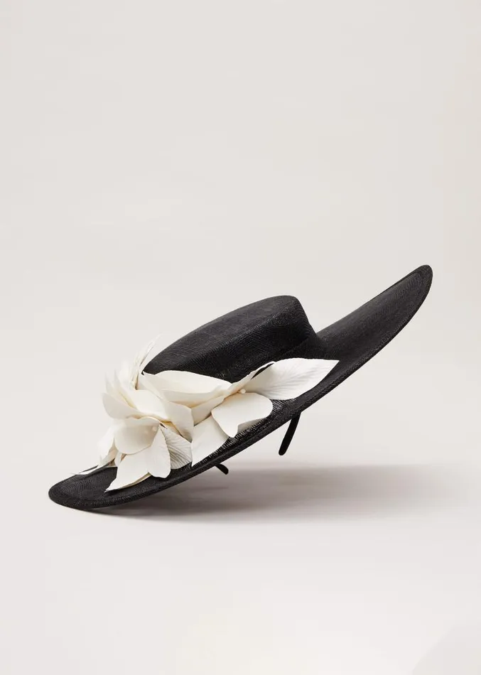 3d Flower Statement Boater Fascinator Blackivory Women Phase Eight Fascinators and Hats 3d Flower Statement Boater Fascinator Blackivory Women Phase Eight Fascinators and Hats