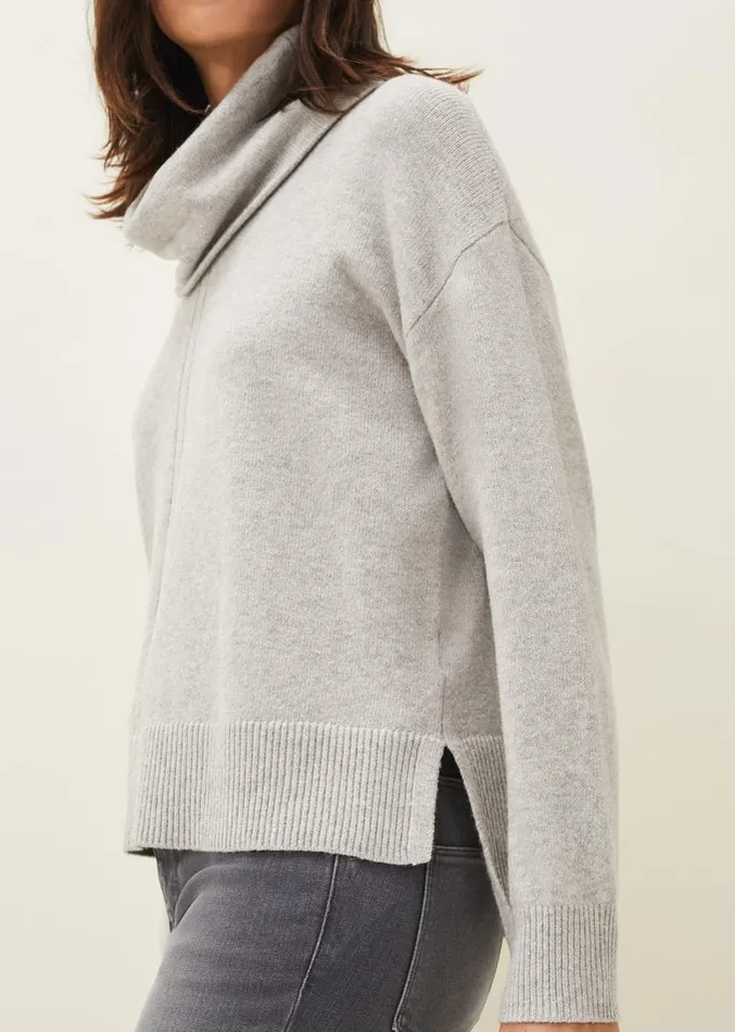 Abella Cowl Neck Jumper Grey Women Phase Eight Knitwear