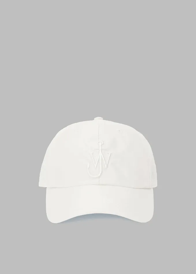 Accessories Men The Frankie Shop JW Anderson Baseball Cap With Anchor Logo 8211 White
