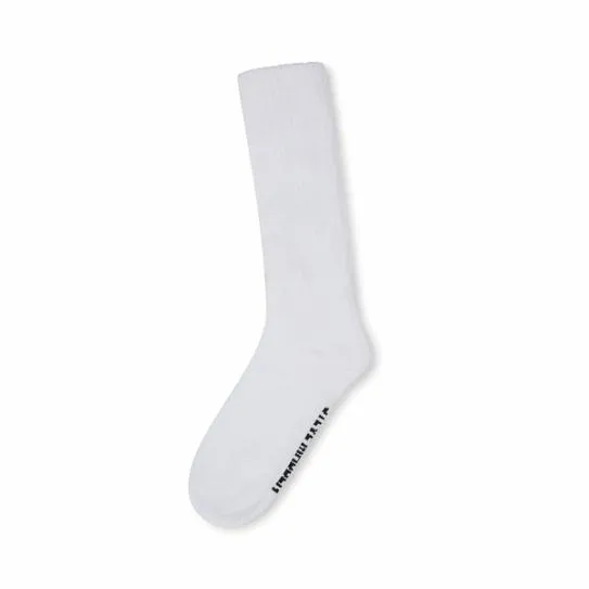 Accessories SLOUCHY RIBBED CREW SINGLE WHITE White Steve Madden Socks and Tights