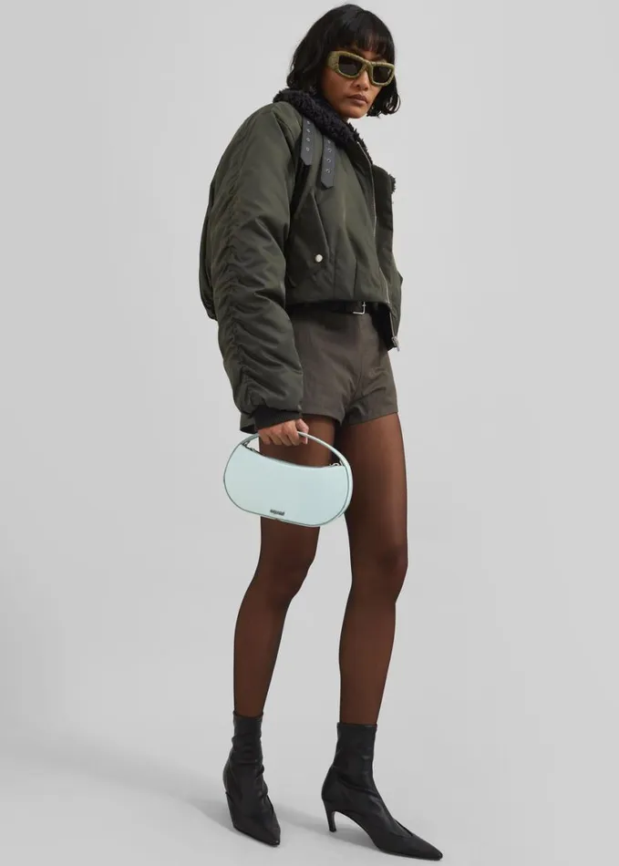 Accessories Women The Frankie Shop Coperni Small Sound Swipe Bag 8211 Green Mint