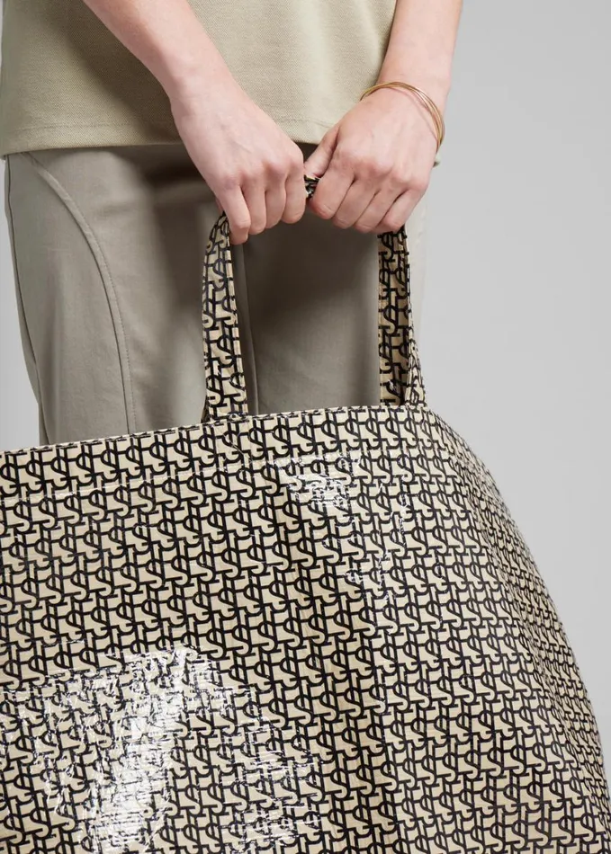 Accessories Women The Frankie Shop The Frankie Shop Oversized Tote 8211 BlackBeige