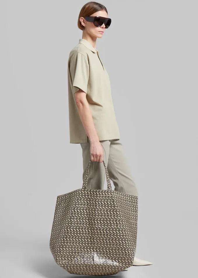 Accessories Women The Frankie Shop The Frankie Shop Oversized Tote 8211 BlackBeige