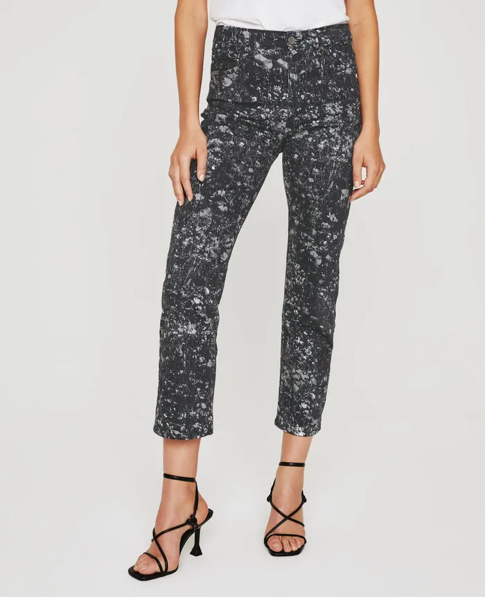 AG Jeans Denim Women Alexxis Crop FLOWER FIELD BLACK MULTI AG Jeans Denim Women Alexxis Crop FLOWER FIELD BLACK MULTI