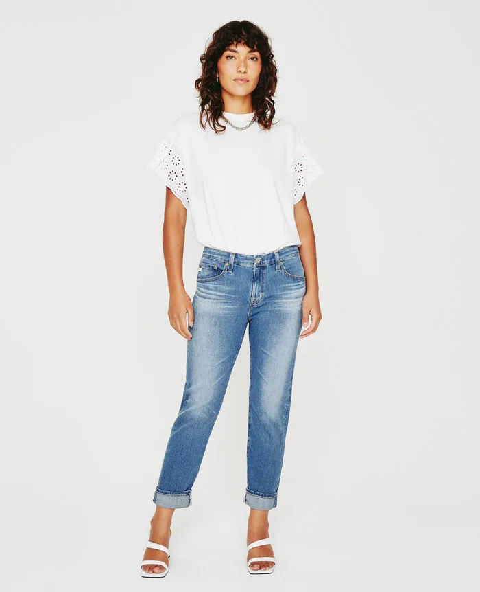 AG Jeans Denim Women ExBoyfriend Slim 11 YEARS SADDLE PEAK
