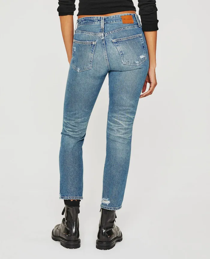 AG Jeans Denim Women ExBoyfriend Slim 19 YEARS REUNION DESTRUCTED AG Jeans Denim Women ExBoyfriend Slim 19 YEARS REUNION DESTRUCTED