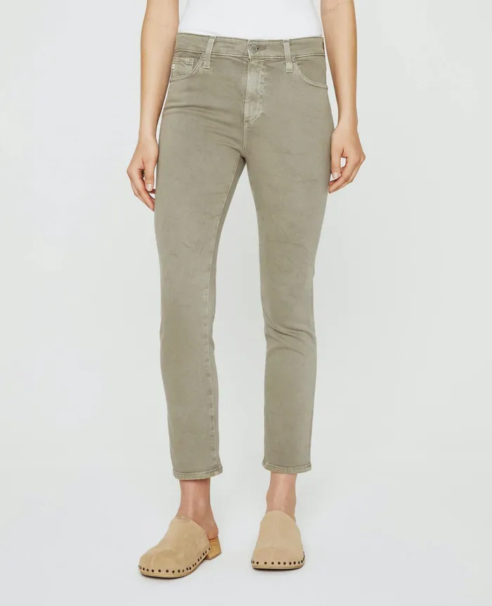 AG Jeans Denim Women Mari Crop SULFUR DRIED ROSEMARY AG Jeans Denim Women Mari Crop SULFUR DRIED ROSEMARY