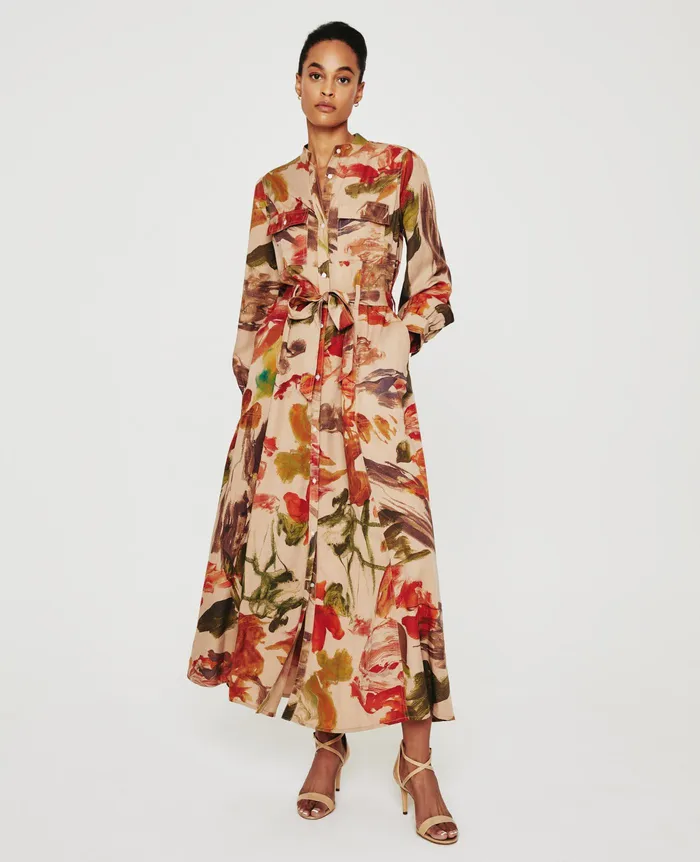 AG Jeans Dresses and More Women Sable Dress GARDEN CAMO NEUTRAL MULTI AG Jeans Dresses and More Women Sable Dress GARDEN CAMO NEUTRAL MULTI
