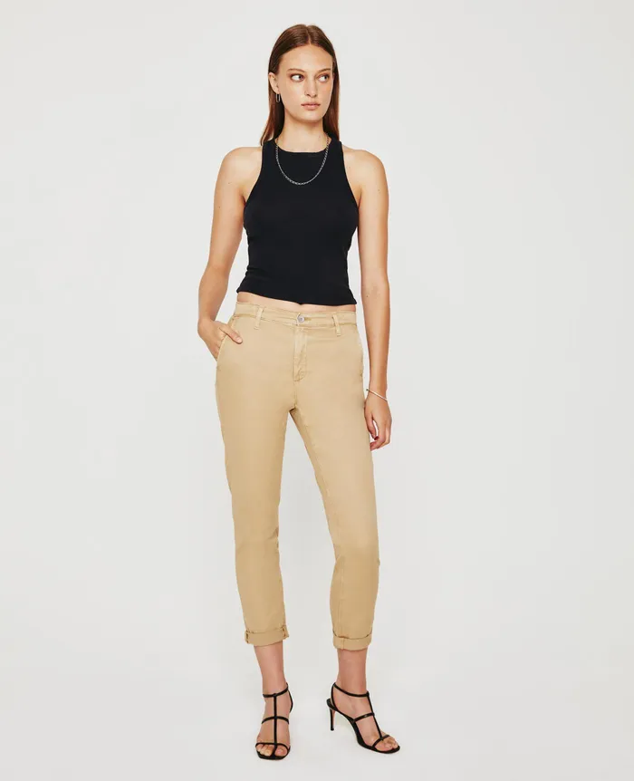 AG Jeans Pants Women Caden SULFUR TOASTED ALMOND