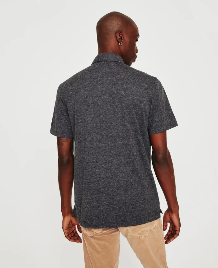 AG Jeans Polos Men Bryce Polo HEATHER CHARCOAL AG Jeans Polos Men Bryce Polo HEATHER CHARCOAL
