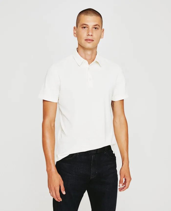 AG Jeans Polos Men Bryce Polo IVORY DUST