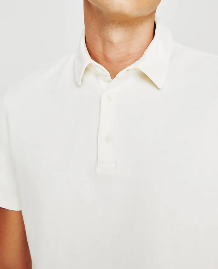 AG Jeans Polos Men Bryce Polo IVORY DUST AG Jeans Polos Men Bryce Polo IVORY DUST