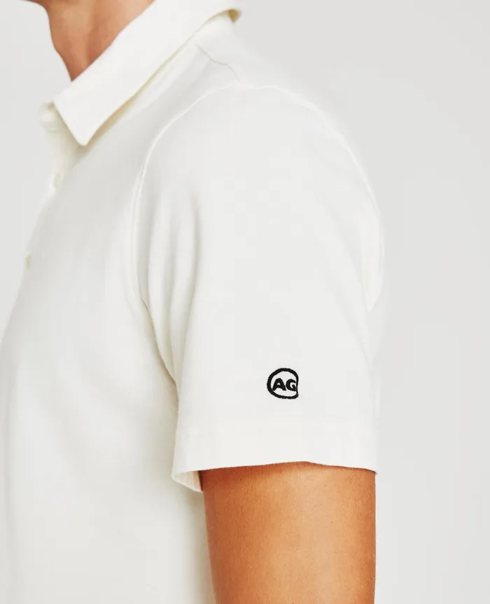 AG Jeans Polos Men Bryce Polo IVORY DUST AG Jeans Polos Men Bryce Polo IVORY DUST