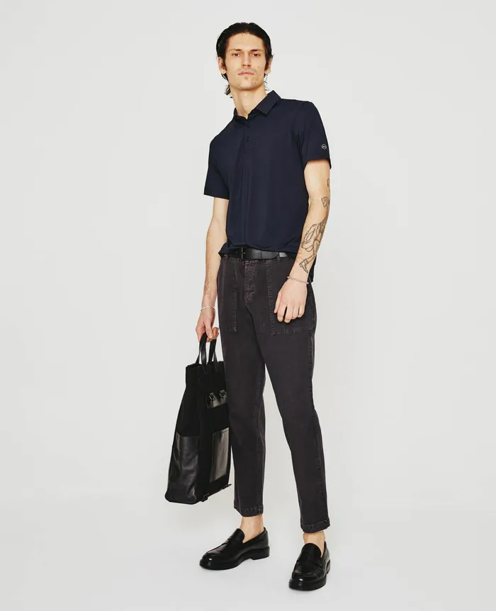 AG Jeans Polos Men Bryce Polo TRUE BLACK