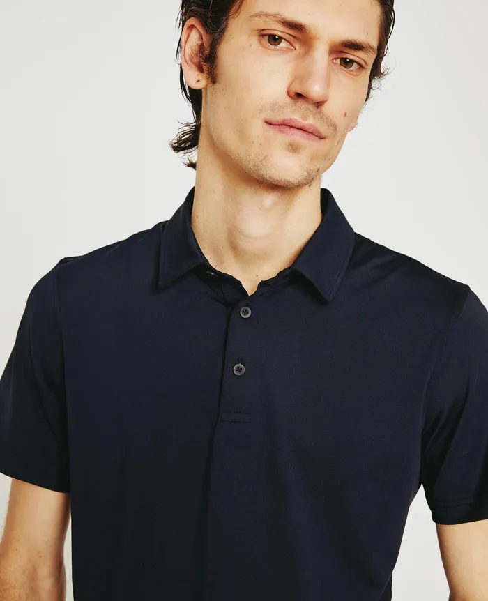 AG Jeans Polos Men Bryce Polo TRUE BLACK