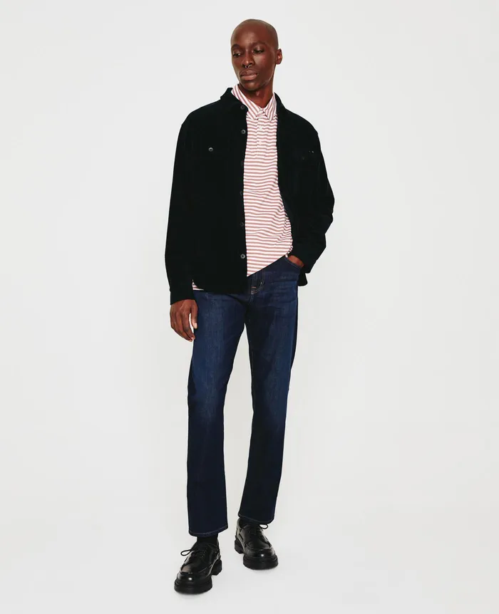 AG Jeans Polos Men Bryce Polo TRUE WHITEAUTUMN ROSE