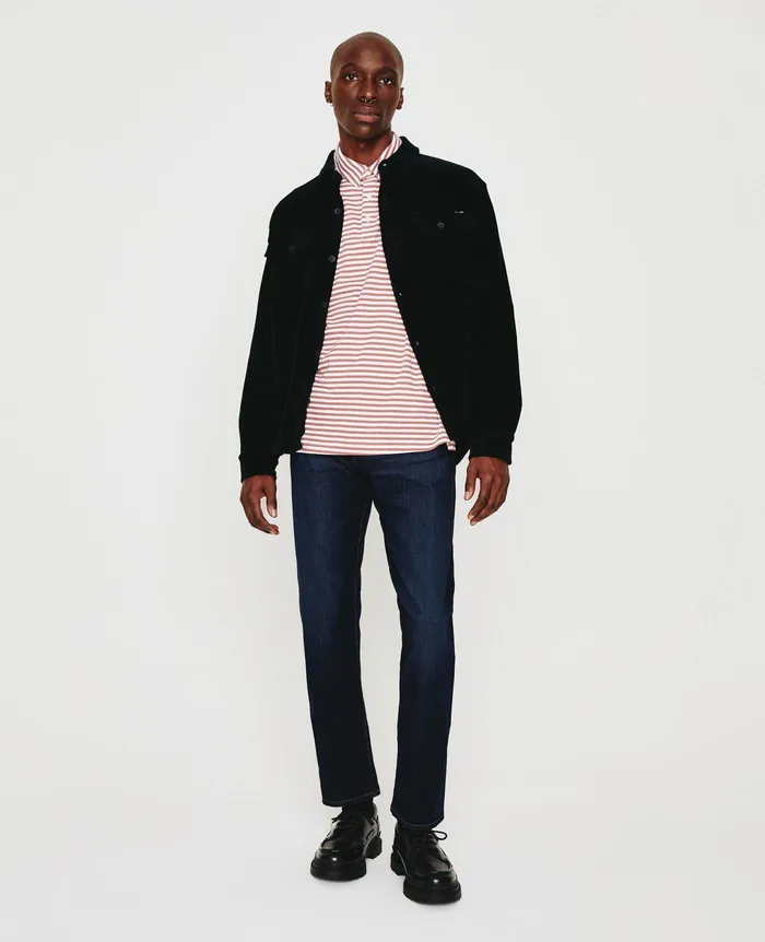AG Jeans Polos Men Bryce Polo TRUE WHITEAUTUMN ROSE
