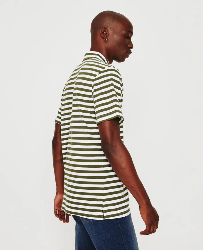 AG Jeans Polos Men Bryce Polo TRUE WHITENEW SPRUCE AG Jeans Polos Men Bryce Polo TRUE WHITENEW SPRUCE