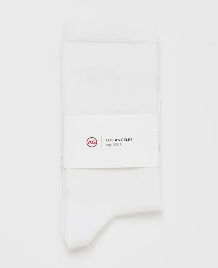 AG Jeans Socks WomenMen Ryland Sock TRUE WHITE AG Jeans Socks WomenMen Ryland Sock TRUE WHITE