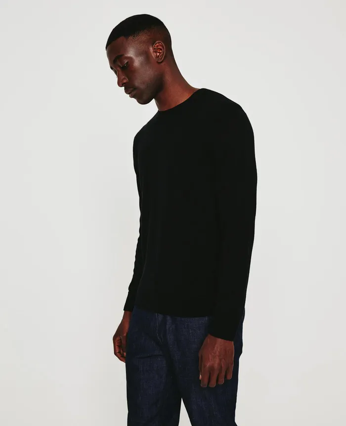 AG Jeans Sweatshirts Men Beck Crew TRUE BLACK AG Jeans Sweatshirts Men Beck Crew TRUE BLACK