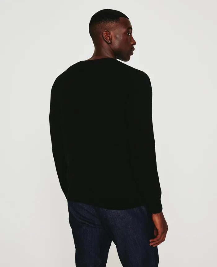 AG Jeans Sweatshirts Men Beck Crew TRUE BLACK AG Jeans Sweatshirts Men Beck Crew TRUE BLACK