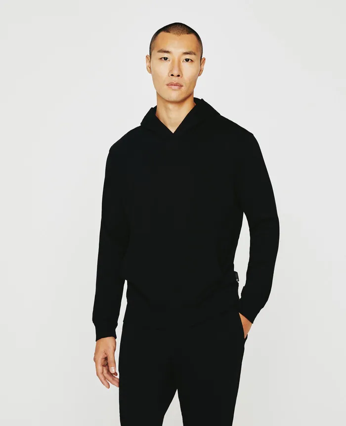 AG Jeans Sweatshirts Men Wesley Hoodie TRUE BLACK