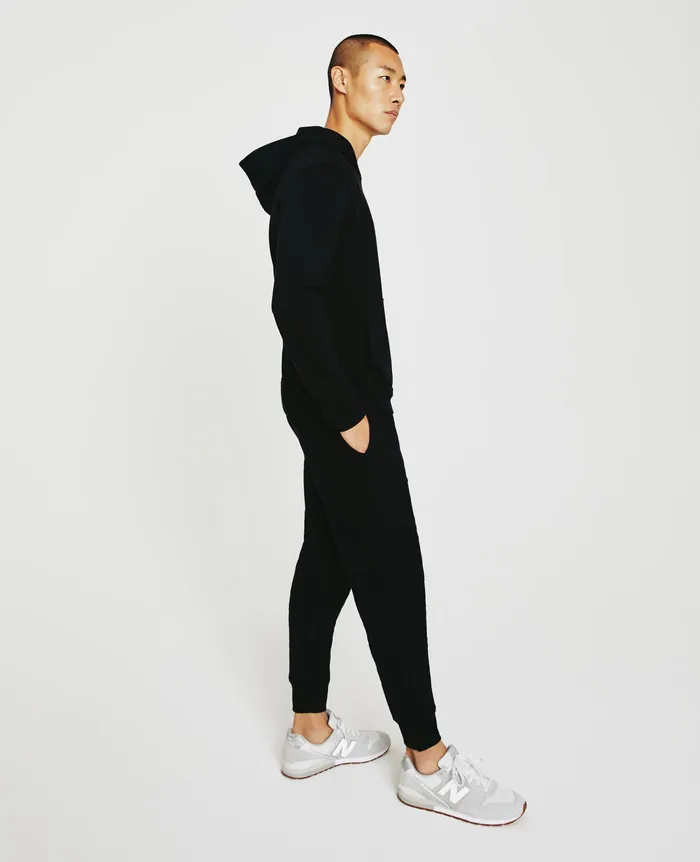 AG Jeans Sweatshirts Men Wesley Hoodie TRUE BLACK AG Jeans Sweatshirts Men Wesley Hoodie TRUE BLACK