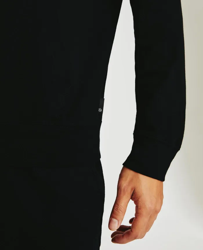 AG Jeans Sweatshirts Men Wesley Hoodie TRUE BLACK AG Jeans Sweatshirts Men Wesley Hoodie TRUE BLACK