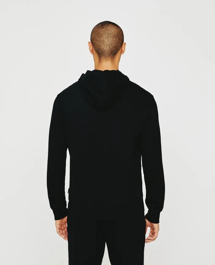 AG Jeans Sweatshirts Men Wesley Hoodie TRUE BLACK AG Jeans Sweatshirts Men Wesley Hoodie TRUE BLACK