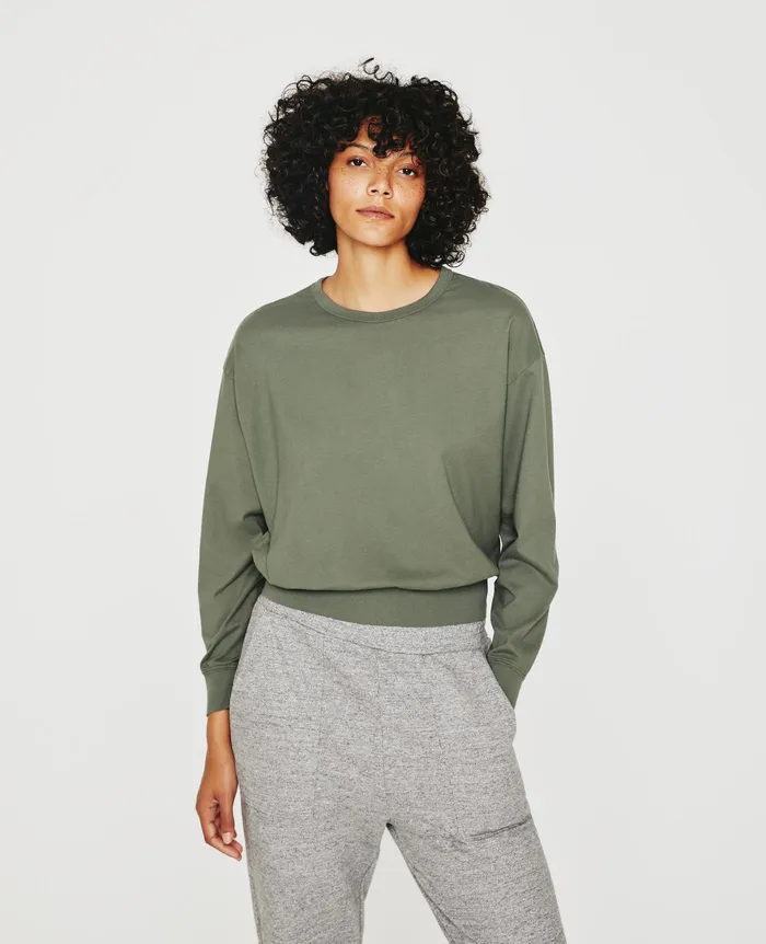 AG Jeans Sweatshirts Women Karter Pullover HUNTER SAGE AG Jeans Sweatshirts Women Karter Pullover HUNTER SAGE