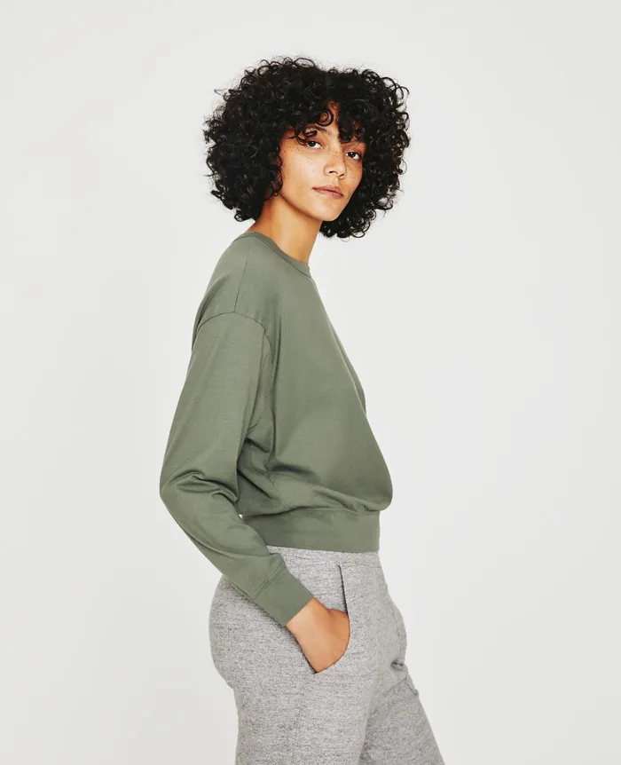 AG Jeans Sweatshirts Women Karter Pullover HUNTER SAGE AG Jeans Sweatshirts Women Karter Pullover HUNTER SAGE