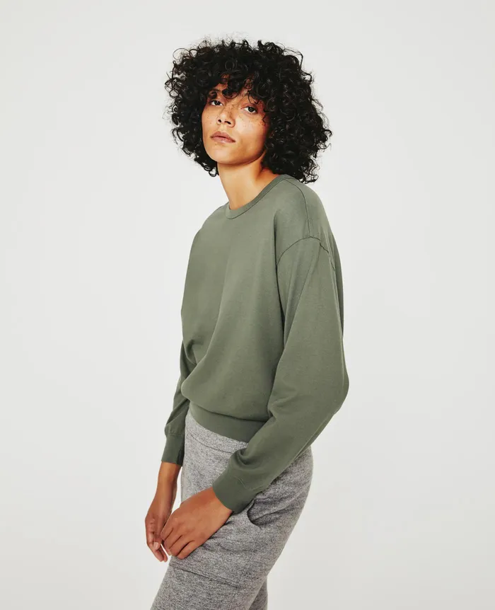 AG Jeans Sweatshirts Women Karter Pullover HUNTER SAGE AG Jeans Sweatshirts Women Karter Pullover HUNTER SAGE