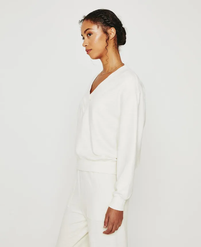 AG Jeans Sweatshirts Women Nova Vee IVORY DUST