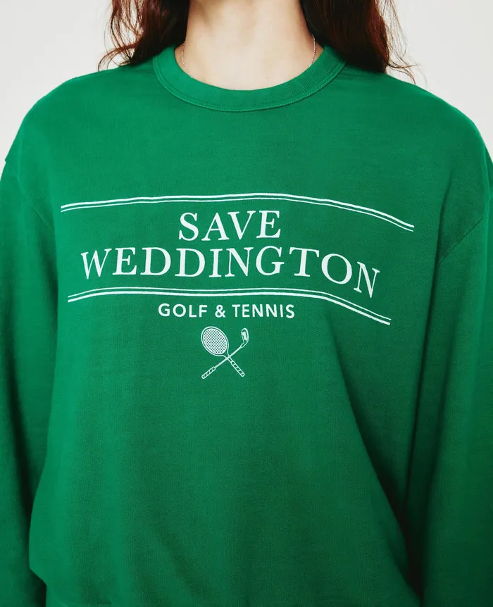 AG Jeans Sweatshirts Women Weddington Crew Sweatshirt SAVE WEDDINGTON TURF GREEN AG Jeans Sweatshirts Women Weddington Crew Sweatshirt SAVE WEDDINGTON TURF GREEN