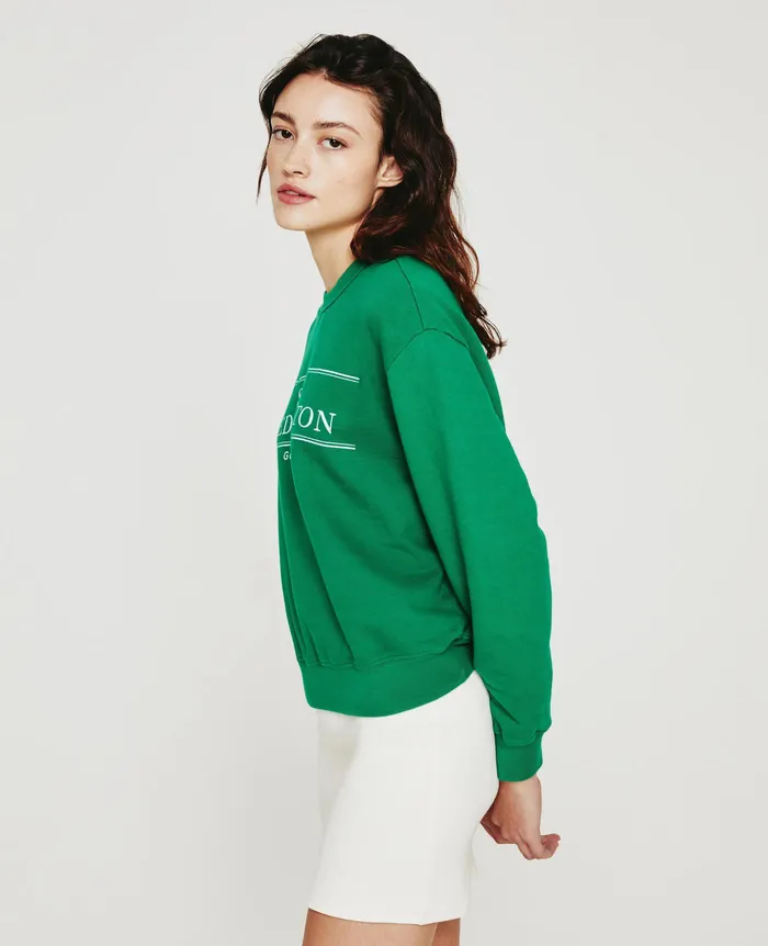 AG Jeans Sweatshirts Women Weddington Crew Sweatshirt SAVE WEDDINGTON TURF GREEN AG Jeans Sweatshirts Women Weddington Crew Sweatshirt SAVE WEDDINGTON TURF GREEN