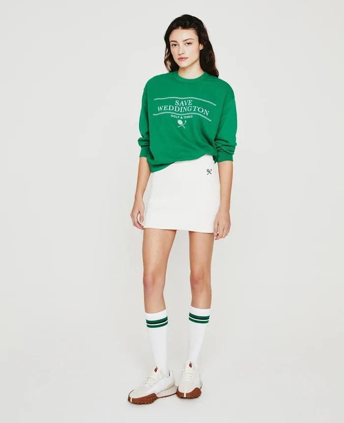 AG Jeans Sweatshirts Women Weddington Crew Sweatshirt SAVE WEDDINGTON TURF GREEN AG Jeans Sweatshirts Women Weddington Crew Sweatshirt SAVE WEDDINGTON TURF GREEN