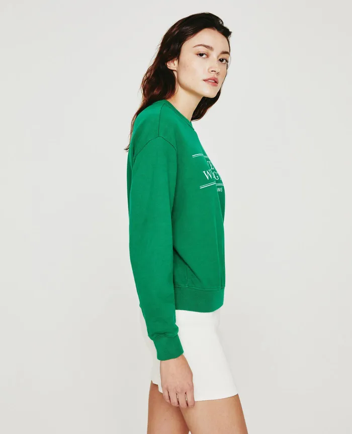 AG Jeans Sweatshirts Women Weddington Crew Sweatshirt SAVE WEDDINGTON TURF GREEN AG Jeans Sweatshirts Women Weddington Crew Sweatshirt SAVE WEDDINGTON TURF GREEN