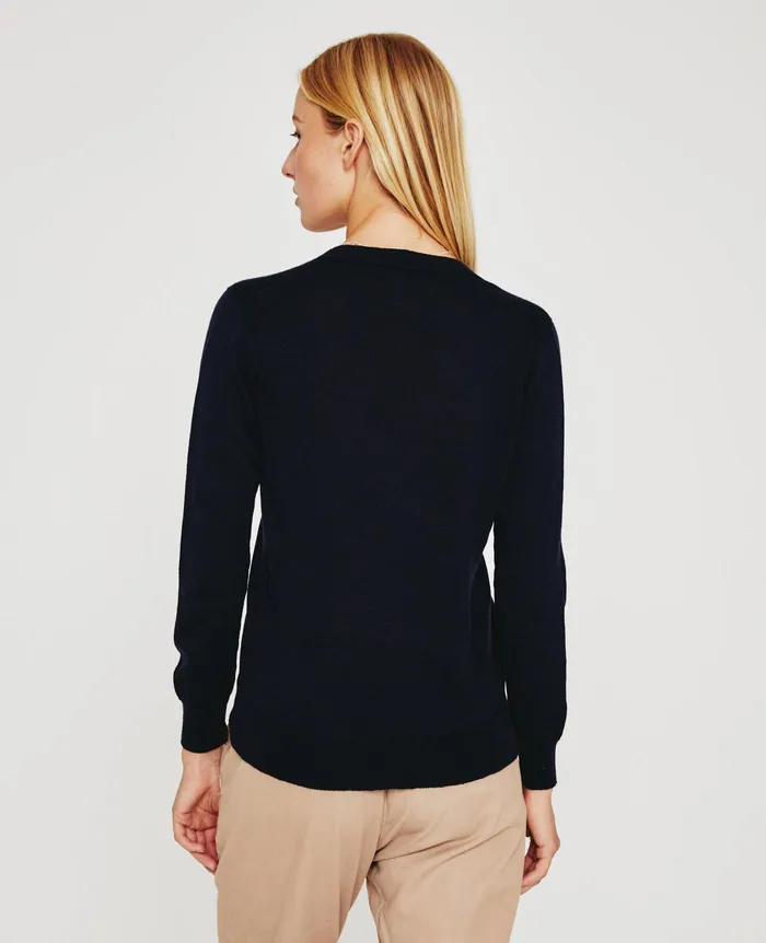 AG Jeans Sweatshirts Women Zuri Vee DEEP NAVY AG Jeans Sweatshirts Women Zuri Vee DEEP NAVY