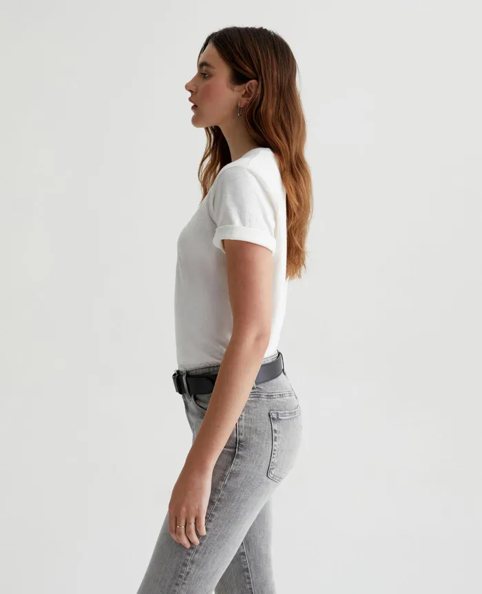 AG Jeans Tees and Tanks Women Jagger Crew 5 YEARS TRUE WHITE AG Jeans Tees and Tanks Women Jagger Crew 5 YEARS TRUE WHITE