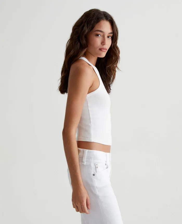 AG Jeans Tees and Tanks Women Olive Tank EXWHITE AG Jeans Tees and Tanks Women Olive Tank EXWHITE