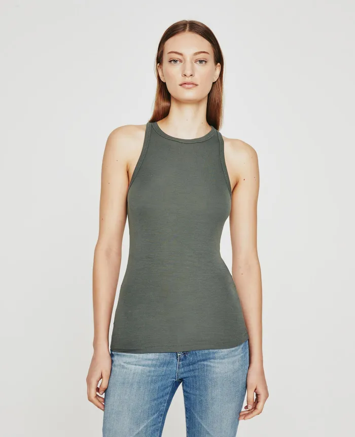 AG Jeans Tees and Tanks Women Orso Tank ARMORY GREEN
