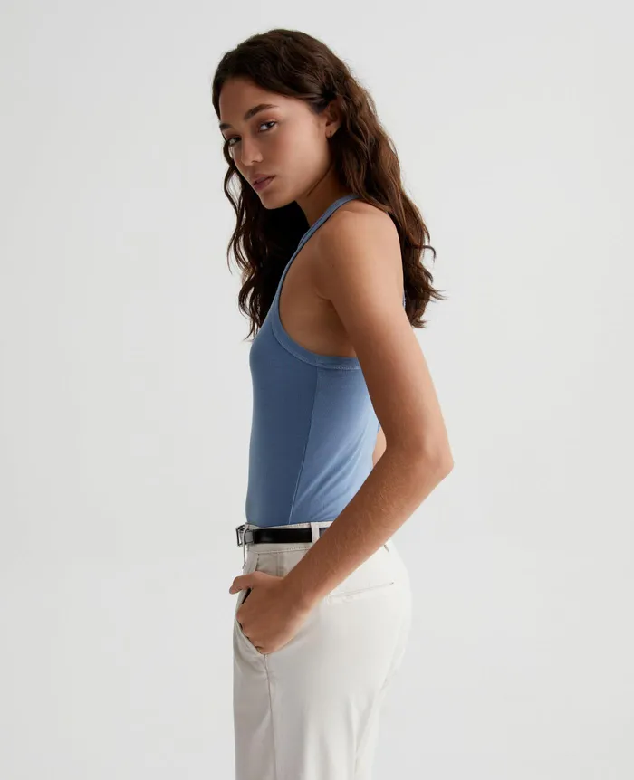 AG Jeans Tees and Tanks Women Orso Tank CLEAR SKIES AG Jeans Tees and Tanks Women Orso Tank CLEAR SKIES