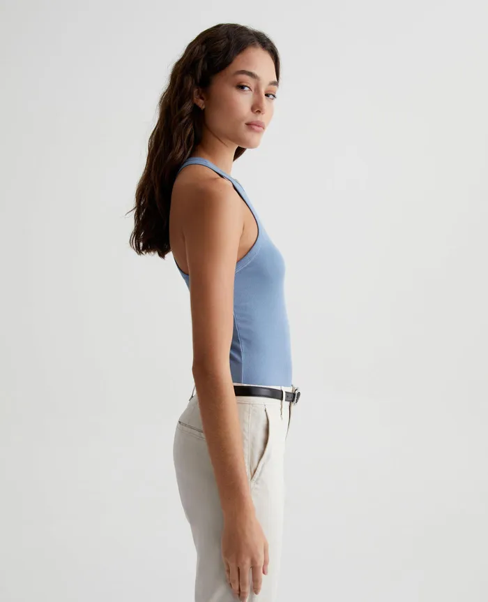 AG Jeans Tees and Tanks Women Orso Tank CLEAR SKIES AG Jeans Tees and Tanks Women Orso Tank CLEAR SKIES