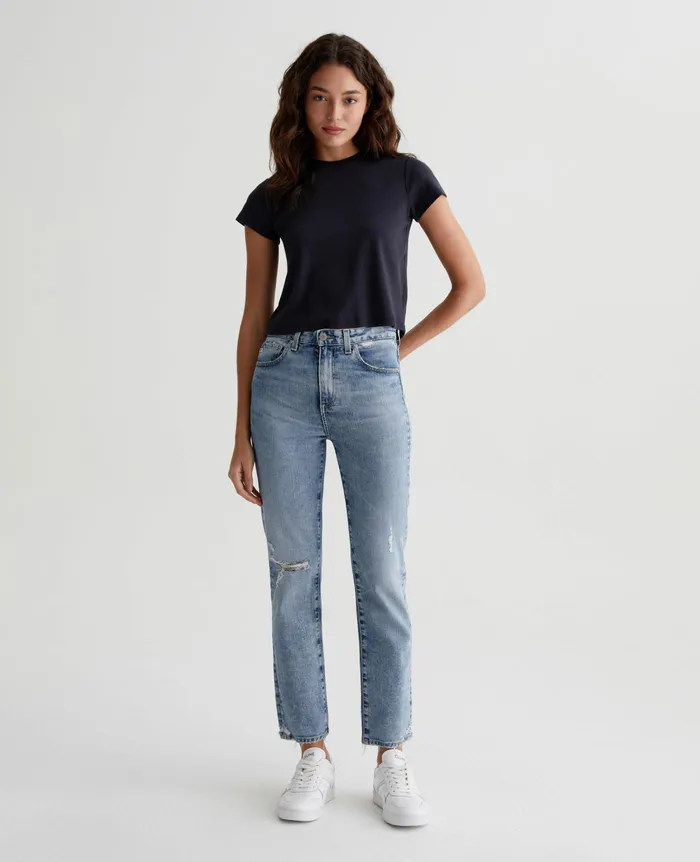 AG Jeans Tees and Tanks Women Sadie Crew EXBLACK