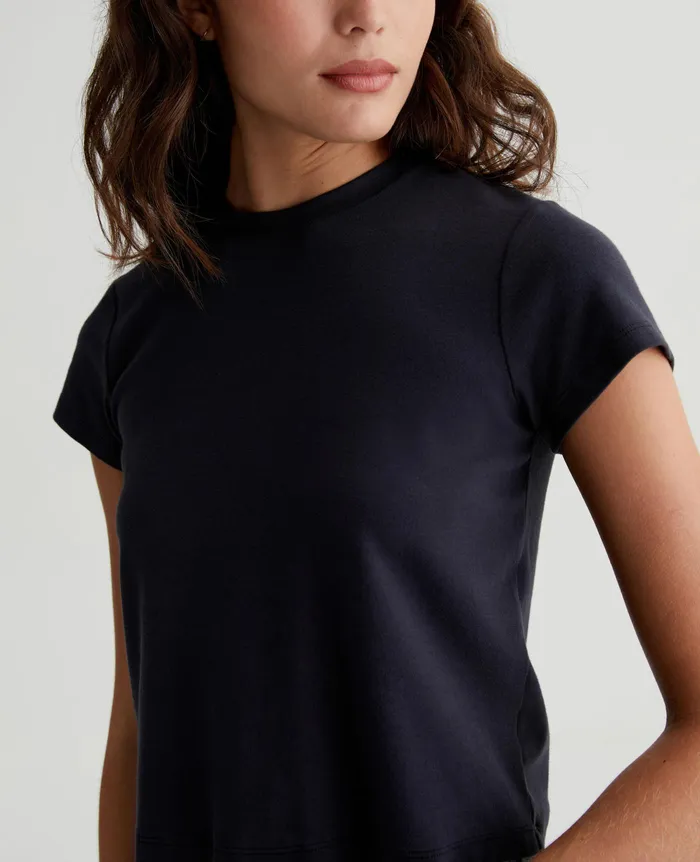 AG Jeans Tees and Tanks Women Sadie Crew EXBLACK