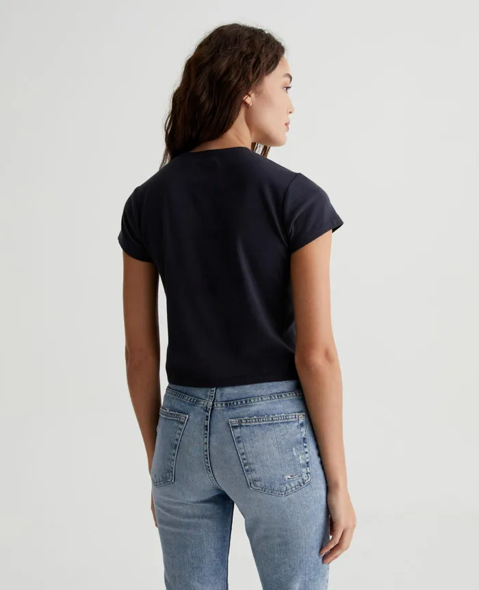 AG Jeans Tees and Tanks Women Sadie Crew EXBLACK