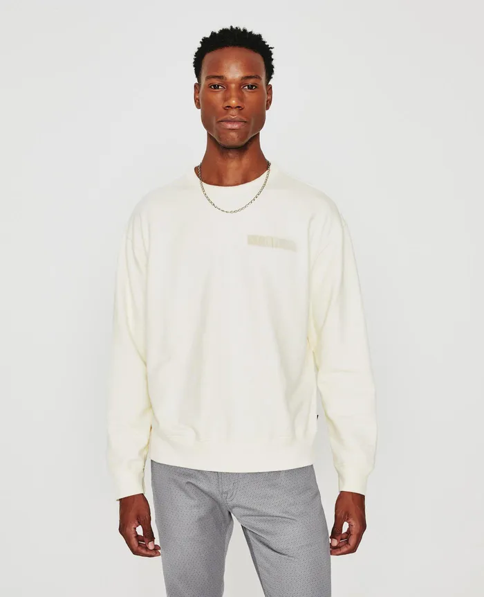 AG Jeans Tees Men Arc Crew NURTURE IVORY DUST