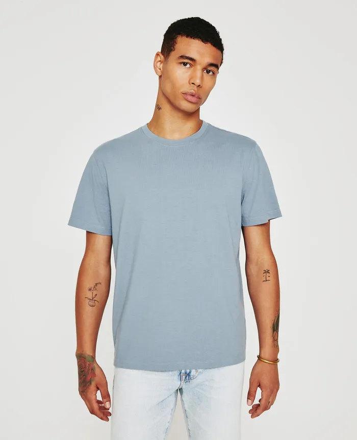 AG Jeans Tees Men Bryce Crew COLDWATER SLATE