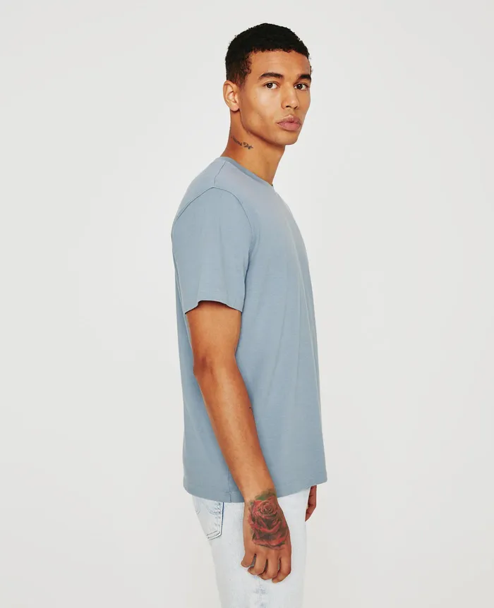 AG Jeans Tees Men Bryce Crew COLDWATER SLATE