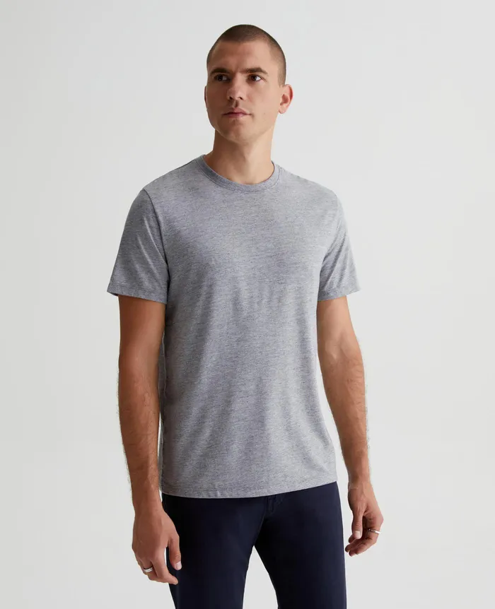 AG Jeans Tees Men Bryce Crew HEATHER GREY
